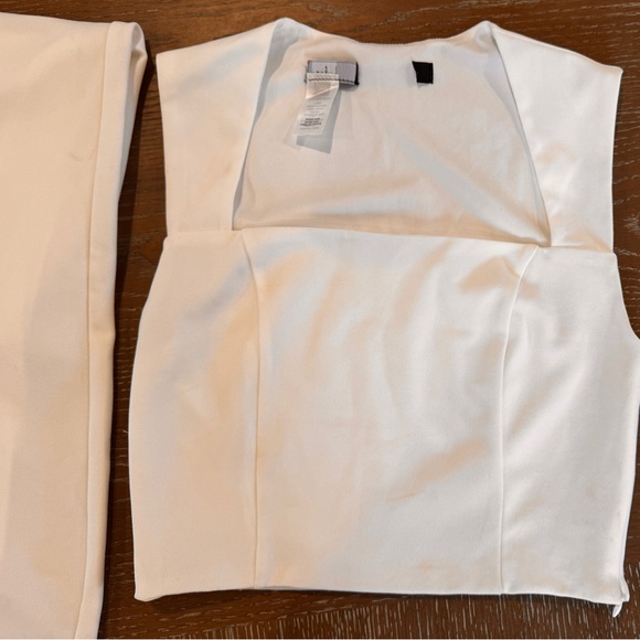 Lulus White Elegant Two-Piece Set - Picture 2 of 3